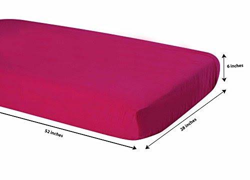 Pink Fuschia Crib Fitted Sheet I6705