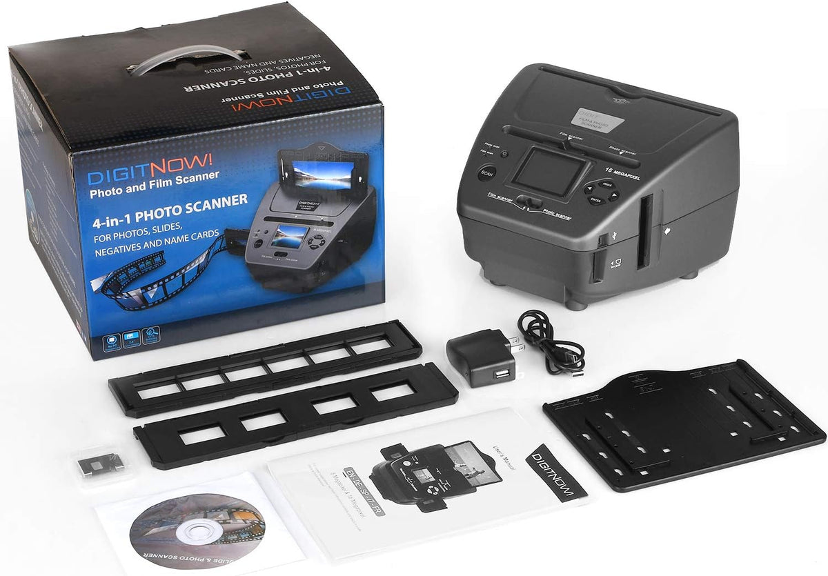16MP Film Scanner with 2.4 LCD Screen for 35mm Slides and Negatives X7947