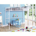 White Twin Loft Bed G813598