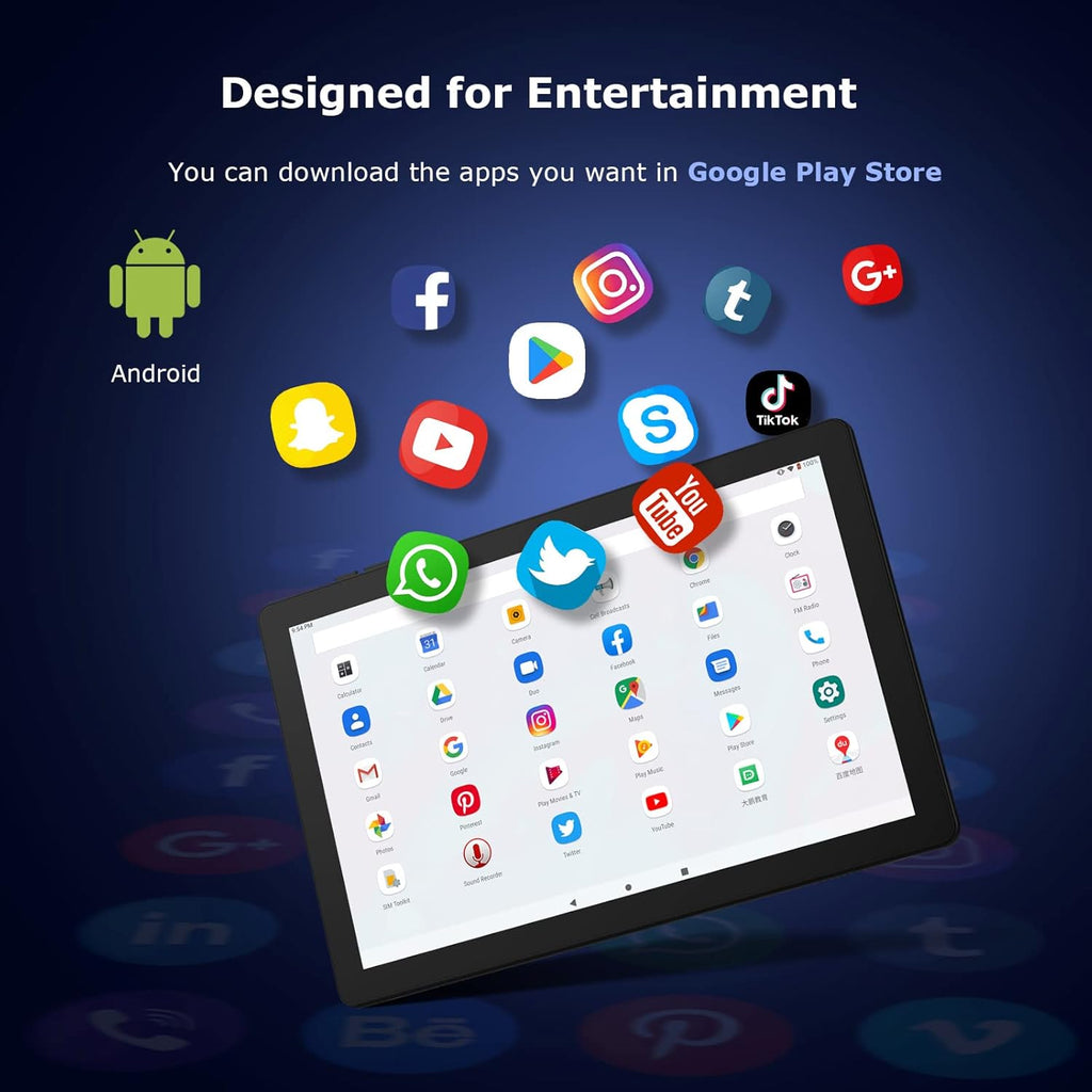 10.1 inch Android Tablet with 2GB RAM 32GB ROM D496615